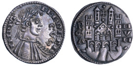 BERGAMO. COMUNE, A NOME DI FEDERICO II, 1194-1250. Grosso da 6 denari, anni 1260-1265.