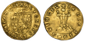 FERRARA. ALFONSO I D'ESTE, 1505-1534. Scudo d'oro.