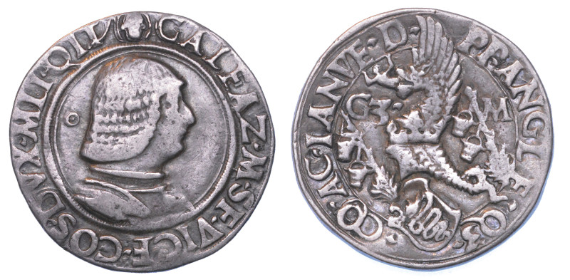 MILANO. GALEAZZO MARIA SFORZA, 1466-1476.

Testone o lira.

Busto corazzato ...