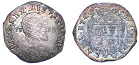 MILANO. FILIPPO II D'ASBURGO, 1554-1598. Scudo d'argento 1588.