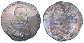MILANO. CARLO II DI SPAGNA, 1665-1700. Filippo o Carlo 1676.