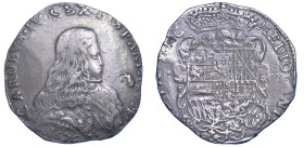 MILANO. CARLO II DI SPAGNA, 1665-1700. Filippo o Carlo 1676.