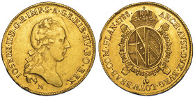 MILANO. GIUSEPPE II D'ASBURGO-LORENA, 1780-1790. Sovrana 1788.