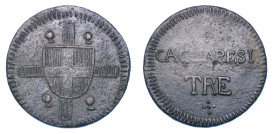 REGNO DI SARDEGNA. VITTORIO EMANUELE I DI SAVOIA, 1802-1821. Da 3 Cagliaresi.