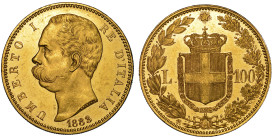 REGNO D'ITALIA. UMBERTO I DI SAVOIA, 1878-1900. 100 Lire 1883.