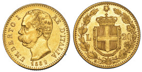 REGNO D'ITALIA. UMBERTO I DI SAVOIA, 1878-1900. 20 Lire 1889.