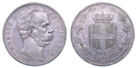 REGNO D’ITALIA. UMBERTO I DI SAVOIA, 1878-1900. 5 Lire 1879.