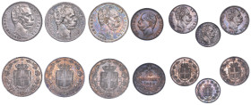 REGNO D’ITALIA. UMBERTO I DI SAVOIA, 1878-1900. Lotto di sette monete.