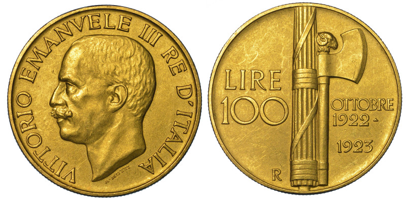 REGNO D'ITALIA. VITTORIO EMANUELE III DI SAVOIA, 1900-1946.

100 Lire 1923. Fa...