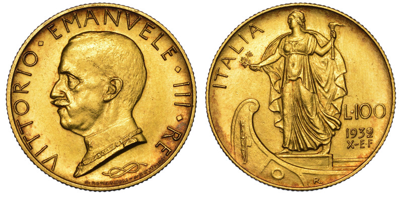 REGNO D'ITALIA. VITTORIO EMANUELE III DI SAVOIA, 1900-1946.

100 lire 1932/A. ...