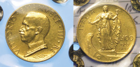 REGNO D'ITALIA. VITTORIO EMANUELE III DI SAVOIA, 1900-1946. 100 lire 1932/A. X. Italia su prora.