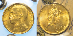 REGNO D'ITALIA. VITTORIO EMANUELE III DI SAVOIA, 1900-1946. 50 lire 1931/A. IX. Littore.