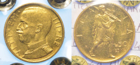 REGNO D'ITALIA. VITTORIO EMANUELE III DI SAVOIA, 1900-1946. 50 lire 1931/A. X. Littore.