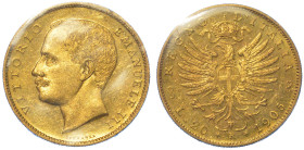 REGNO D'ITALIA. VITTORIO EMANUELE III DI SAVOIA, 1900-1946. 20 Lire 1905. Aquila.