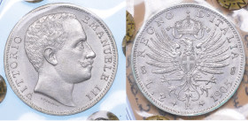 REGNO D'ITALIA. VITTORIO EMANUELE III DI SAVOIA, 1900-1946. 2 Lire 1905. Aquila Sabauda.