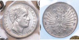 REGNO D'ITALIA. VITTORIO EMANUELE III DI SAVOIA, 1900-1946. Lira 1901. Aquila Sabauda.