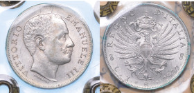 REGNO D'ITALIA. VITTORIO EMANUELE III DI SAVOIA, 1900-1946. Lira 1907. Aquila Sabauda.