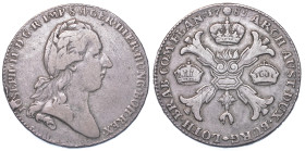 PAESI BASSI AUSTRIACI. JOSEPH II, 1780-1790. Thaler 1785. Bruxelles.