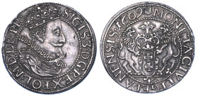 POLONIA. SIGISMUND III VASA, 1587-1632. 1/4 Thaler 1609. Danzig.