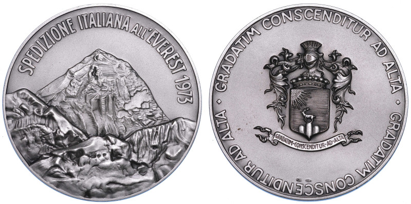ITALIA - PRIMO ANNIVERSARIO DELLA CONQUISTA DELL'EVEREST.

Medaglia in argento...