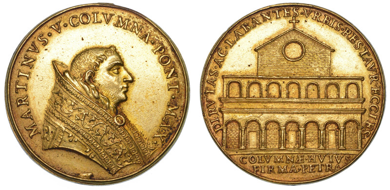 STATO PONTIFICIO. MARTINO V (Oddone Colonna), 1417-1431

Medaglia di restituzi...