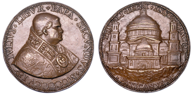 STATO PONTIFICIO. GIULIO II (Giuliano della Rovere), 1503-1513.

Medaglia in b...