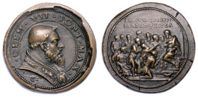 STATO PONTIFICIO. CLEMENTE VII (Giulio Zanobi di Giuliano de' Medici), 1523-1534. Medaglia in bronzo. Restaurazione dei Medici a Firenze.