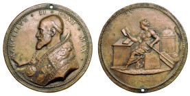 STATO PONTIFICIO. MARCELLO II (Marcello Cervini di Montefano), 9 aprile - 1 maggio 1555. Medaglia in bronzo.