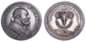 STATO PONTIFICIO. GREGORIO XIII (Ugo Boncompagni), 1572-1585. Medaglia in argento 1582. Riforma del calendario Giuliano.
