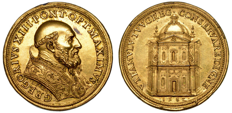 STATO PONTIFICIO GREGORIO XIII (Ugo Boncompagni), 1572-1585

Medaglia in bronz...