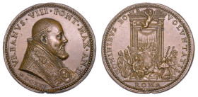 STATO PONTIFICIO. URBANO VIII (Maffeo Barberini), 1623-1644. Medaglia annuale in bronzo 1625/A. II. Anno Santo 1625.