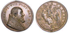 STATO PONTIFICIO. URBANO VIII (Maffeo Barberini), 1623-1644. Medaglia in bronzo 1627/A. IIII. Terzo anniversario dell’incoronazione.