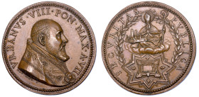 STATO PONTIFICIO. URBANO VIII (Maffeo Barberini), 1623-1644. Medaglia annuale in bronzo 1630/A. VII. Costruzione del Forte Urbano a Castelfranco Emili...