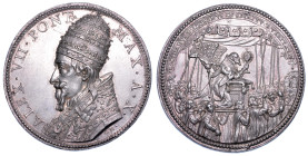 STATO PONTIFICIO. ALESSANDRO VII (Fabio Chigi), 1655-1667. Medaglia annuale in argento A. X (1664). Quarto centenario della festa del Corpus Domini.