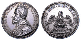 STATO PONTIFICIO. CLEMENTE IX (Giulio Rospigliosi), 1667-1669. Medaglia in argento A. I. Clemenza del Pontefice.