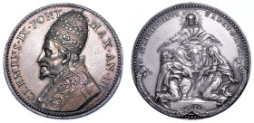 STATO PONTIFICIO. CLEMENTE IX (Giulio Rospigliosi), 1667-1669. Medaglia in argento A. III (1669). Canonizzazioni del 1669.