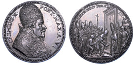 STATO PONTIFICIO. CLEMENTE X (Emilio Altieri), 1670-1676. Medaglia in argento 1675/A. VI. Chiusura della Porta Santa.