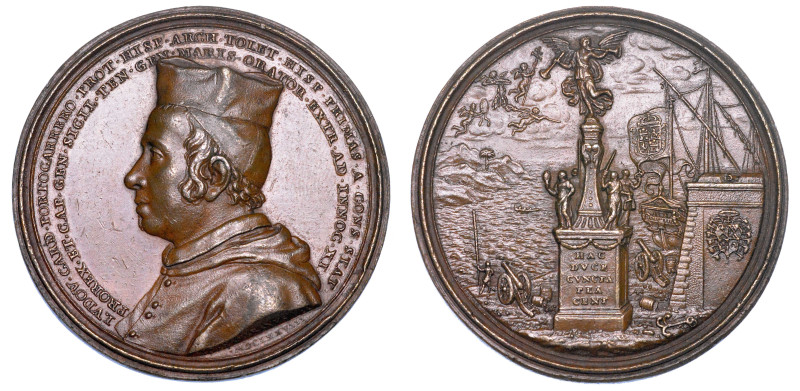 STATO PONTIFICIO. LUIGI PORTOCARRERO (Cardinale e Viceré di Sicilia), 1629-1709....