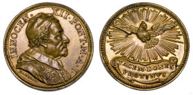 STATO PONTIFICIO. INNOCENZO XII (Antonio Pignatelli), 1691–1700. Medaglia in bronzo 1691. Elezione al Pontificato.