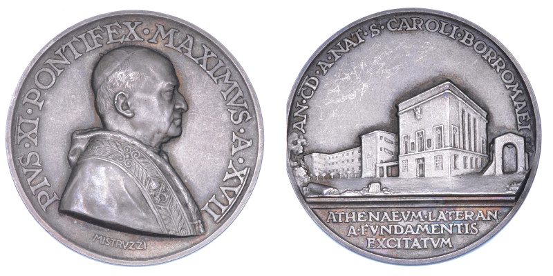 VATICANO. PIO XI (Achille Ratti), 1922-1939.

Medaglia annuale in argento 1938...