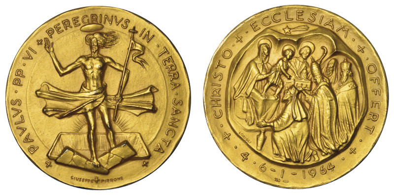 VATICANO. PAOLO VI (Giovanni Battista Montini), 1963-1978.

Medaglia straordin...