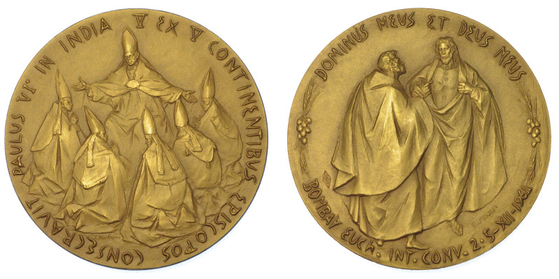 VATICANO. PAOLO VI (Giovanni Battista Montini), 1963-1978.

Medaglia straordin...