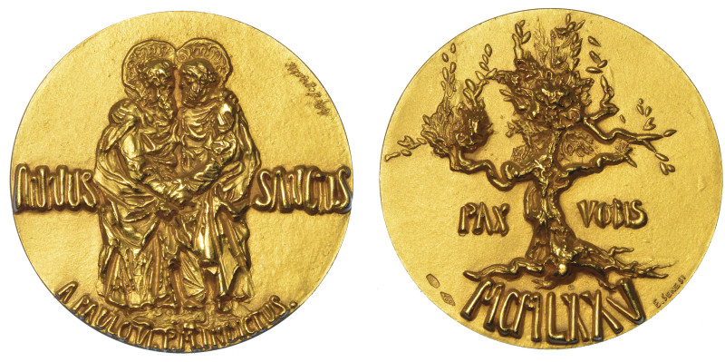 VATICANO. PAOLO VI (Giovanni Battista Montini), 1963-1978.

Medaglia straordin...