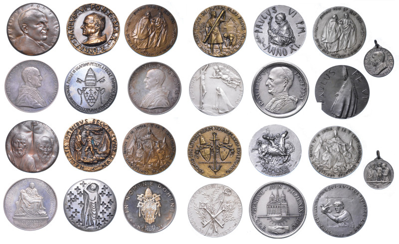 VATICANO. PAOLO VI (Giovanni Battista Montini), 1963-1978. Lotto di tredici meda...
