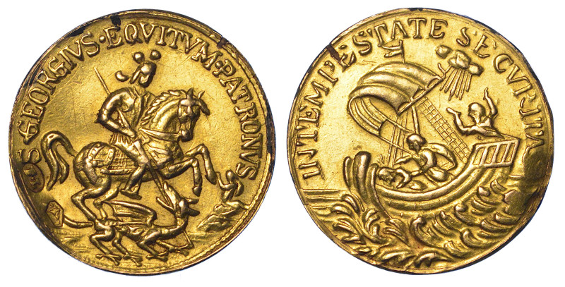 UNGHERIA.

Medaglia in oro (XIX secolo).

S GEORGIVS EQVITVM PATRONVS San Gi...