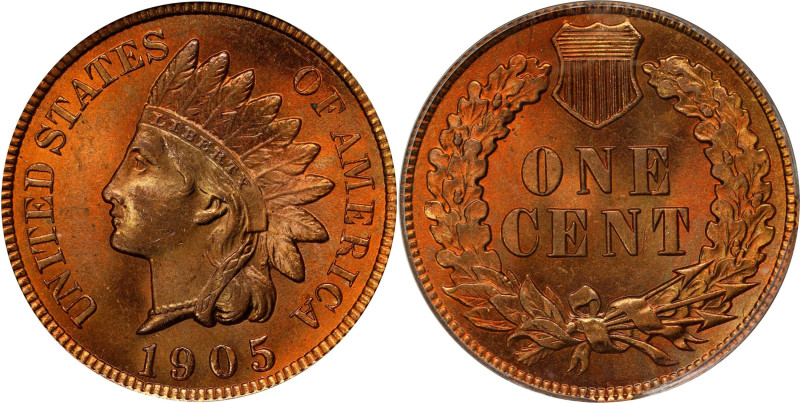 1905 Indian Cent. MS-64 RD (PCGS). OGH Generation 3.0.
PCGS# 2222. NGC ID: 2292...