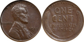 1924-S Lincoln Cent. MS-61 BN (ANACS). OH.
PCGS# 2555. NGC ID: 22CE.

Estimate: $100