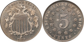 1870 Shield Nickel. Proof-64 (PCGS). OGH Generation 3.1.
PCGS# 3824. NGC ID: 276L.

Estimate: $450