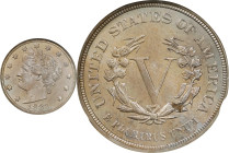 1883 Liberty Head Nickel. No CENTS. MS-64 (NGC). OH Generation 5.0.
PCGS# 3841. NGC ID: 2772.

Estimate: $112.5