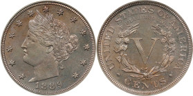 1889 Liberty Head Nickel. Proof-64 (NGC). OH Generation 5.0.
PCGS# 3887. NGC ID: 277X.

Estimate: $292.5